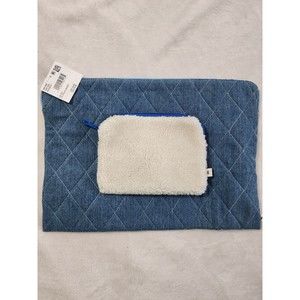 American eagle tablet bag Blue Jean Material and a Sherpa Pocket